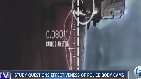Study questions effectiveness of police body cams
