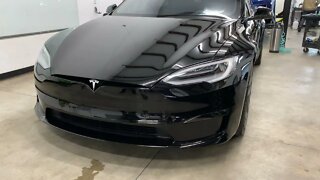 Tulsa Auto Wraps | White Glove Auto | Black Tesla