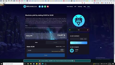 Vehalla Metaverse Game - If Your $SCAR Has Plummeted By 40x, Stake It In This High Yield Bsc Farm!
