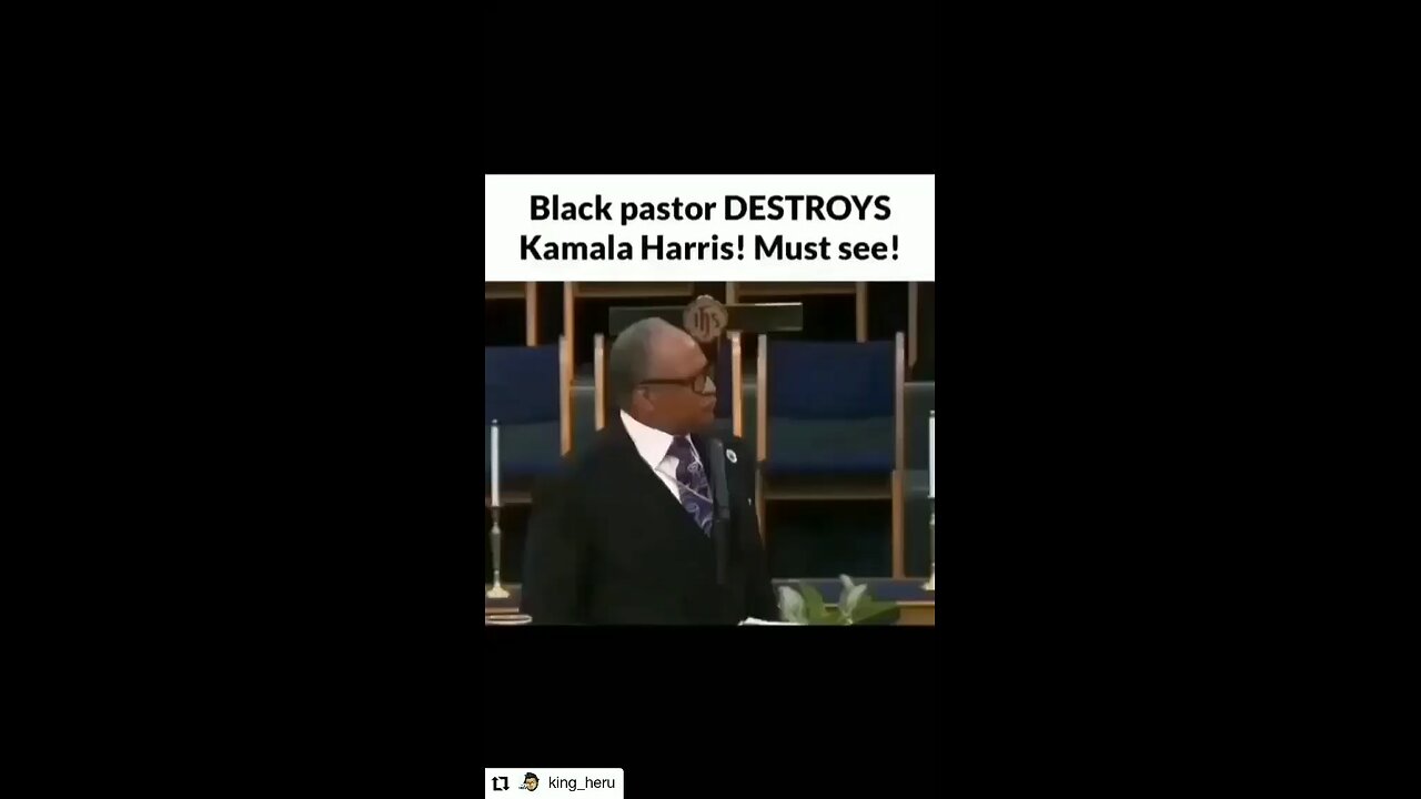 Black Pastor destroys Kamala Harris