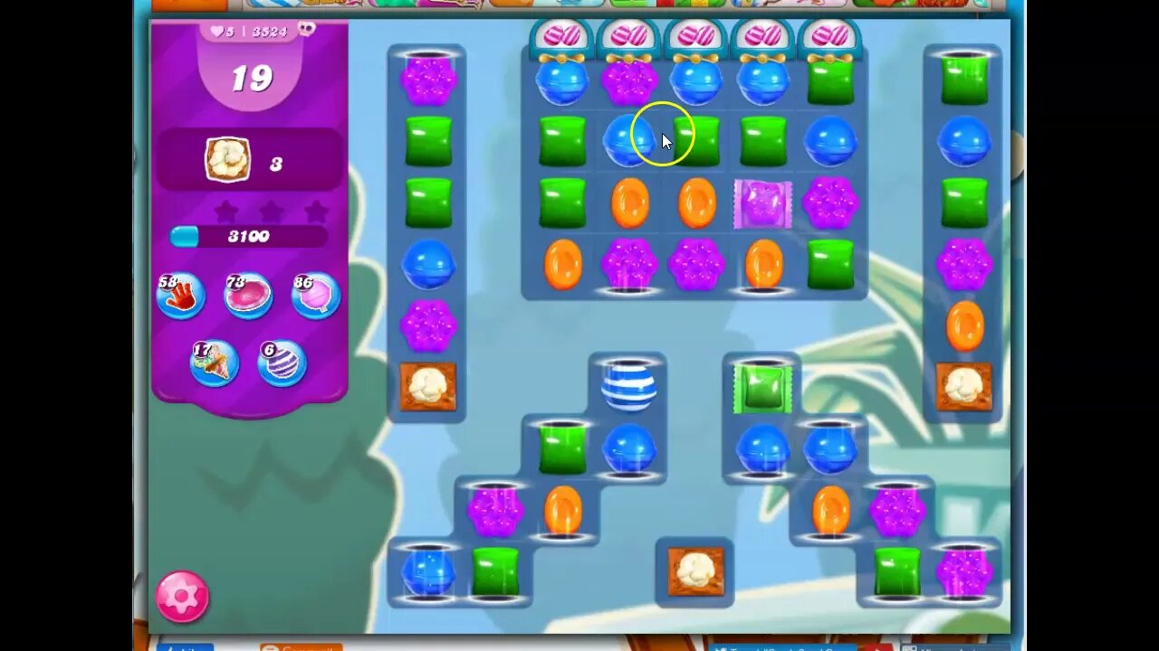 Candy Crush Level 3524 Talkthrough, 21 Moves 0 Boosters