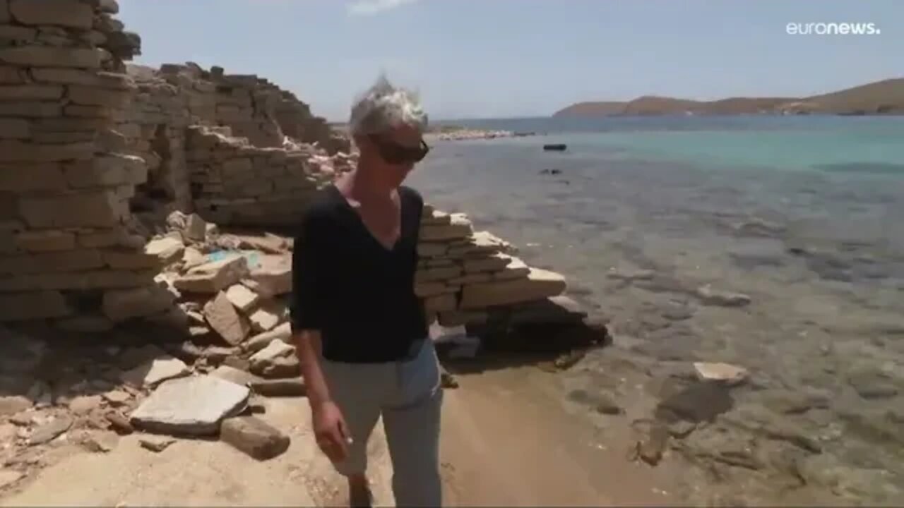 Climate change threatens the ruins of the Greek island of Delos, a UNESCO World Heritage Site