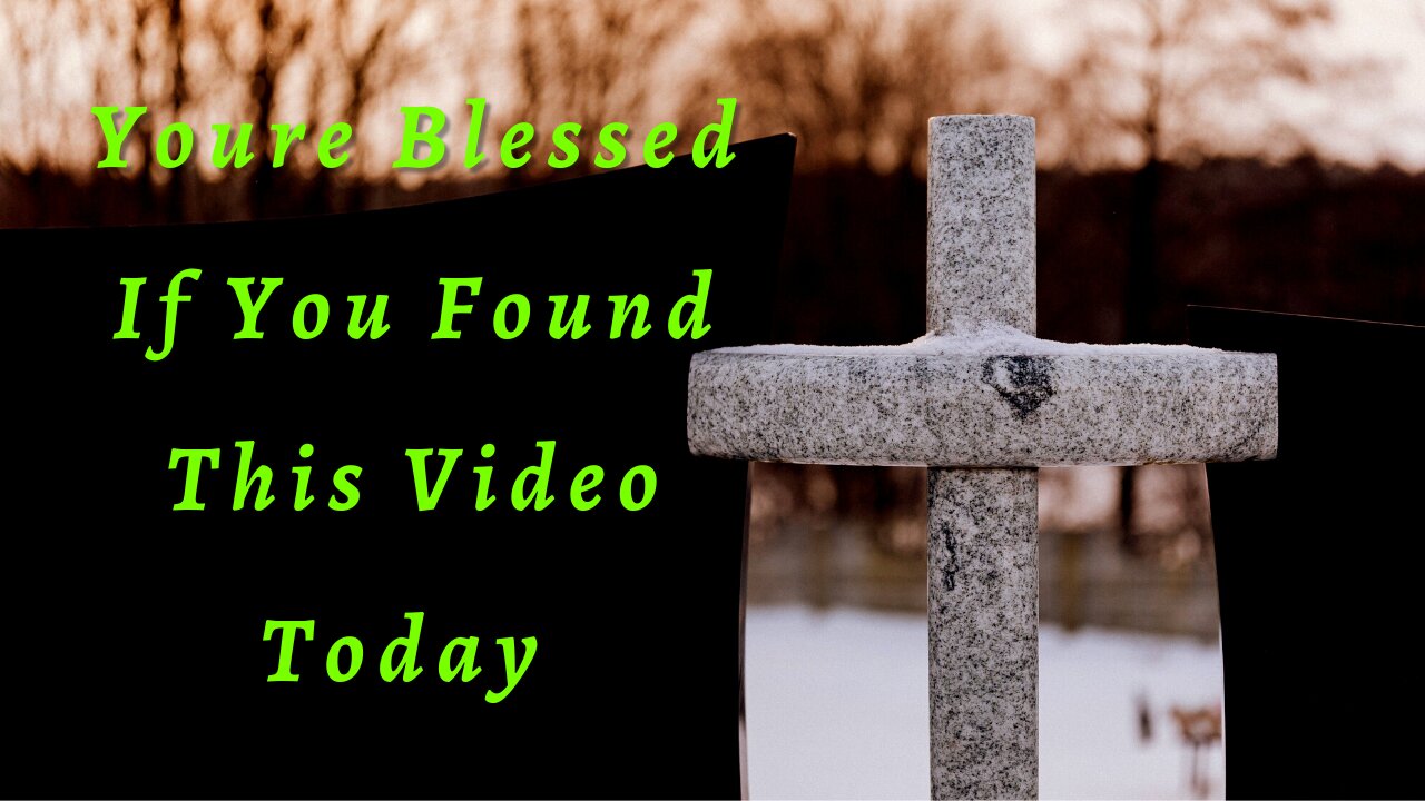 You're Blessed If You Found This Video Today | God Message For You Today || GOD Says | #44