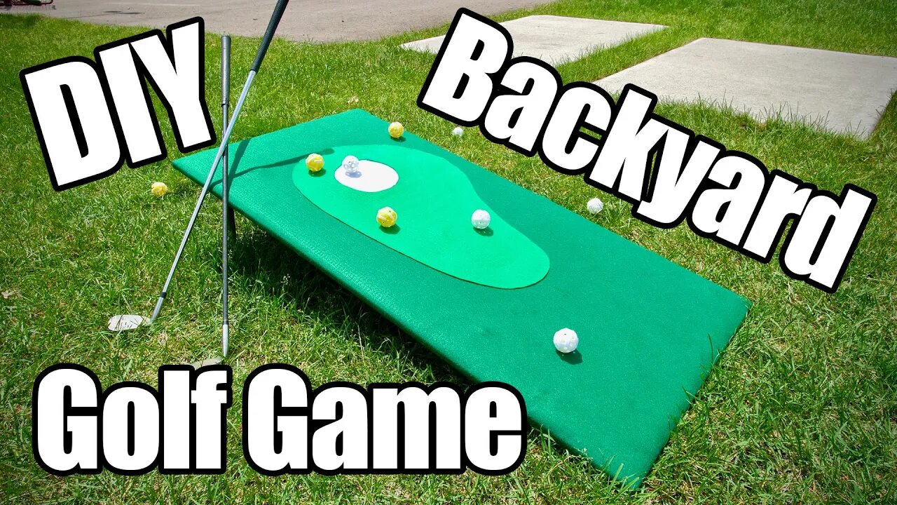 Backyard Golf Game - Easy DIY Build