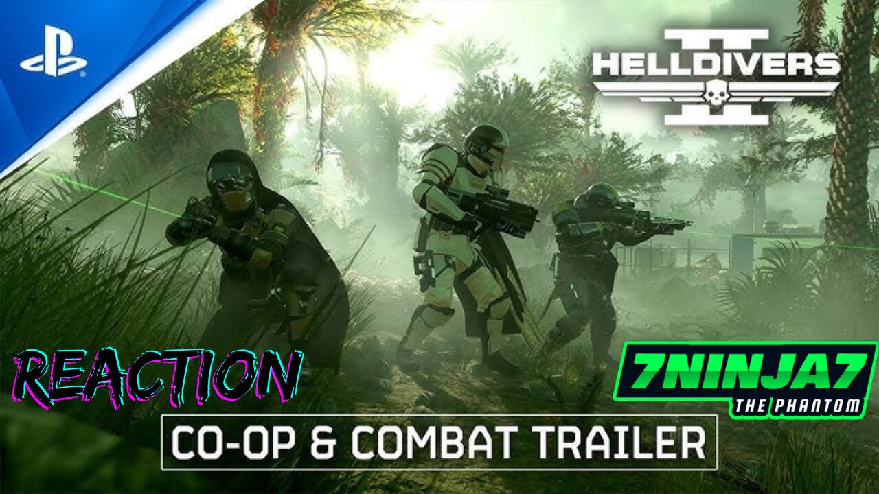 Helldivers 2 - Co-op and Combat Trailer reaction