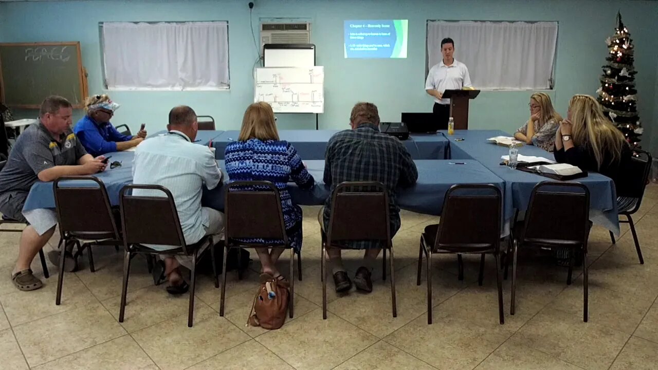 12-29-19 Eschatology Lesson 28- Revelation 4:1-5 with Pastor Craig Campbell