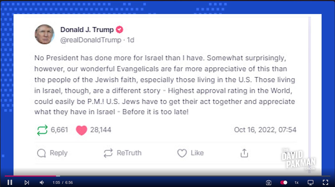 Trump Cracks, Attacks & Warns Jews With Antisimitic Insanity