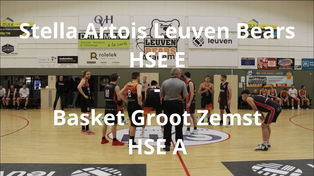 Stella Artois Leuven Bears HSE E - Basket Groot Zemst HSE A - 16 december 23