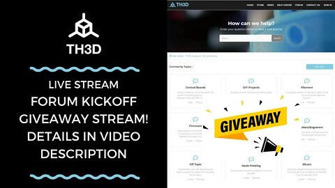 Forum Kickoff Giveaway Drawing | Details in Description | Livestream