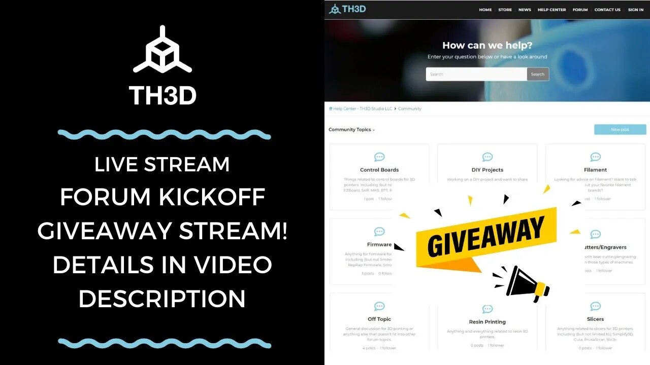 Forum Kickoff Giveaway Drawing | Details in Description | Livestream