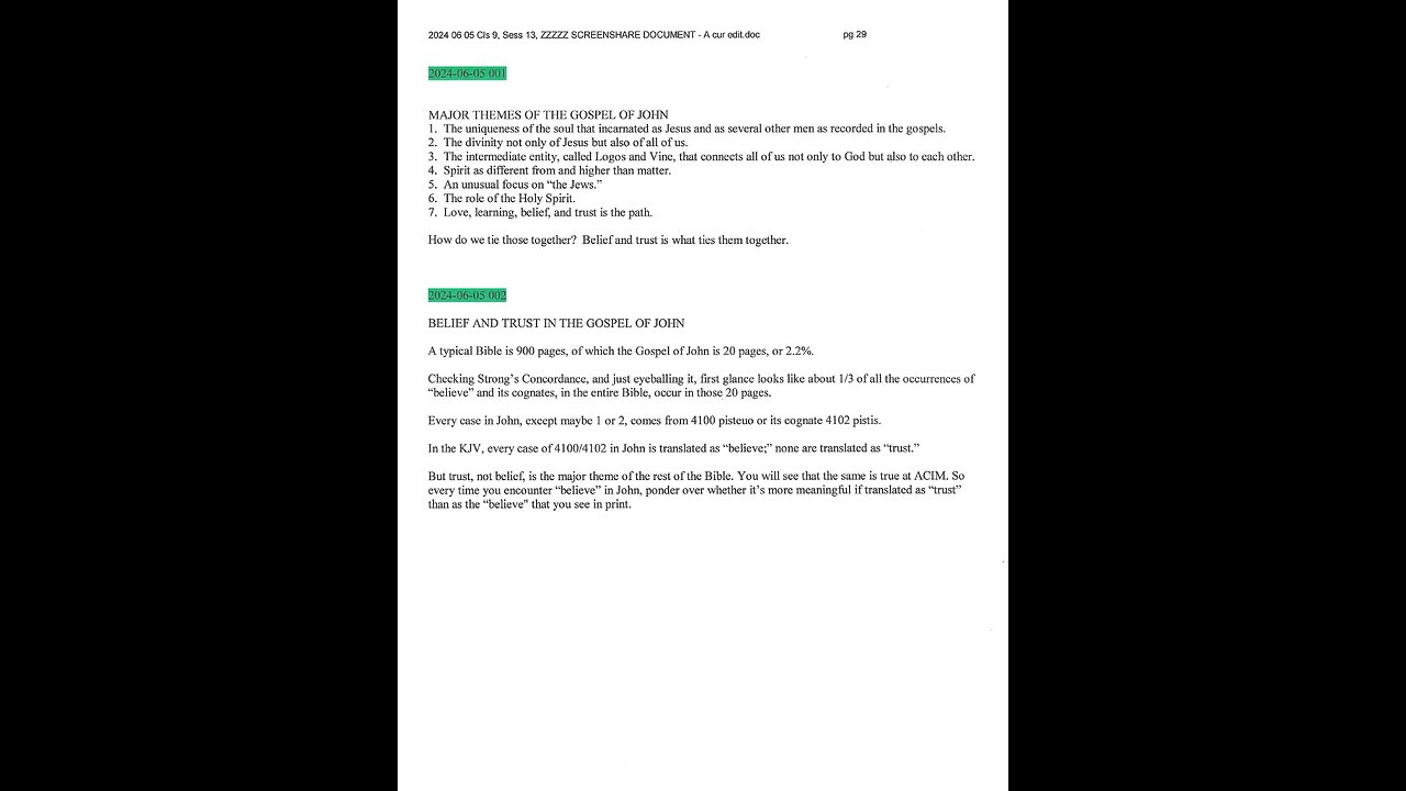 50th session. 6-5-24. FUNDAMENTALS OF READING THE BIBLE