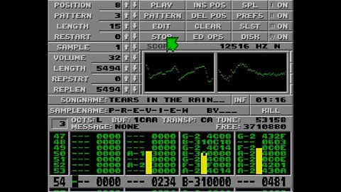 Atari ST Protracker Mods - Tears In The Rain