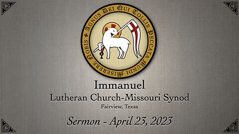 Sermon - April 23, 2023