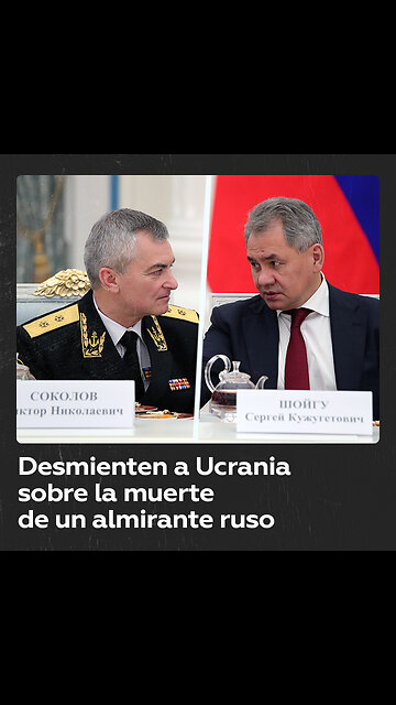 Desmienten la mentira de Kiev sobre la muerte de un almirante ruso