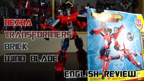 Video Review for the Nezha Transformers Brick Wind Blade