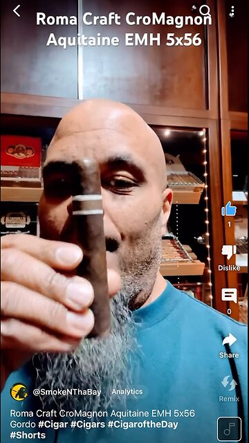 Roma Craft CroMagnon Aquitaine EMH 5x56 Gordo #Cigar #Cigars #CigaroftheDay #Shorts