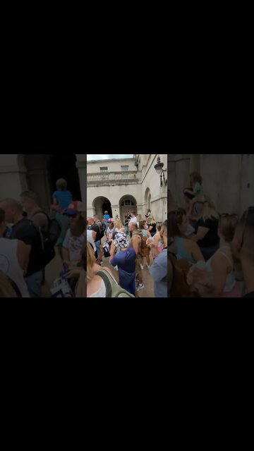 make way blues and royals the Queen's life Guard #horseguardsparade