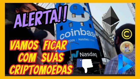 ALERTA !!! VENDA SUAS CRIPTOS OU GUARDE EM UMA carteira física.