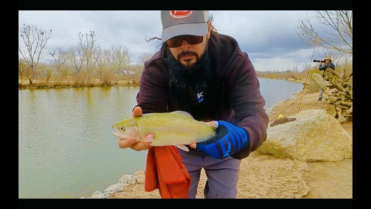 captura y cosina de truchas arcoiris en ALBUQUERQUE NM ( trout CATCH AND COOK)