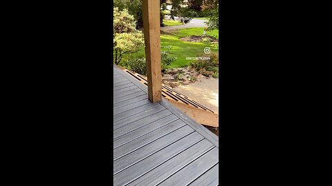 Enjoyed giving this patio an update with Trex deck boards