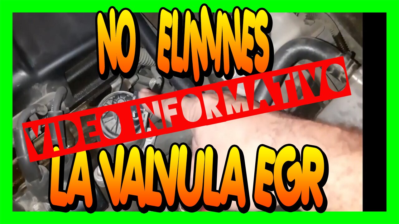 porque no debes cancelar la valvula EGR