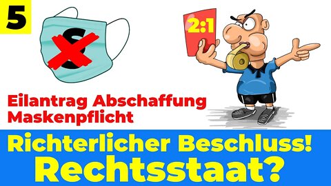 Richterlicher Beschluss zur Verfassungsbeschwerde Abschaffung Maskenpflicht ....Rechtsstaat?