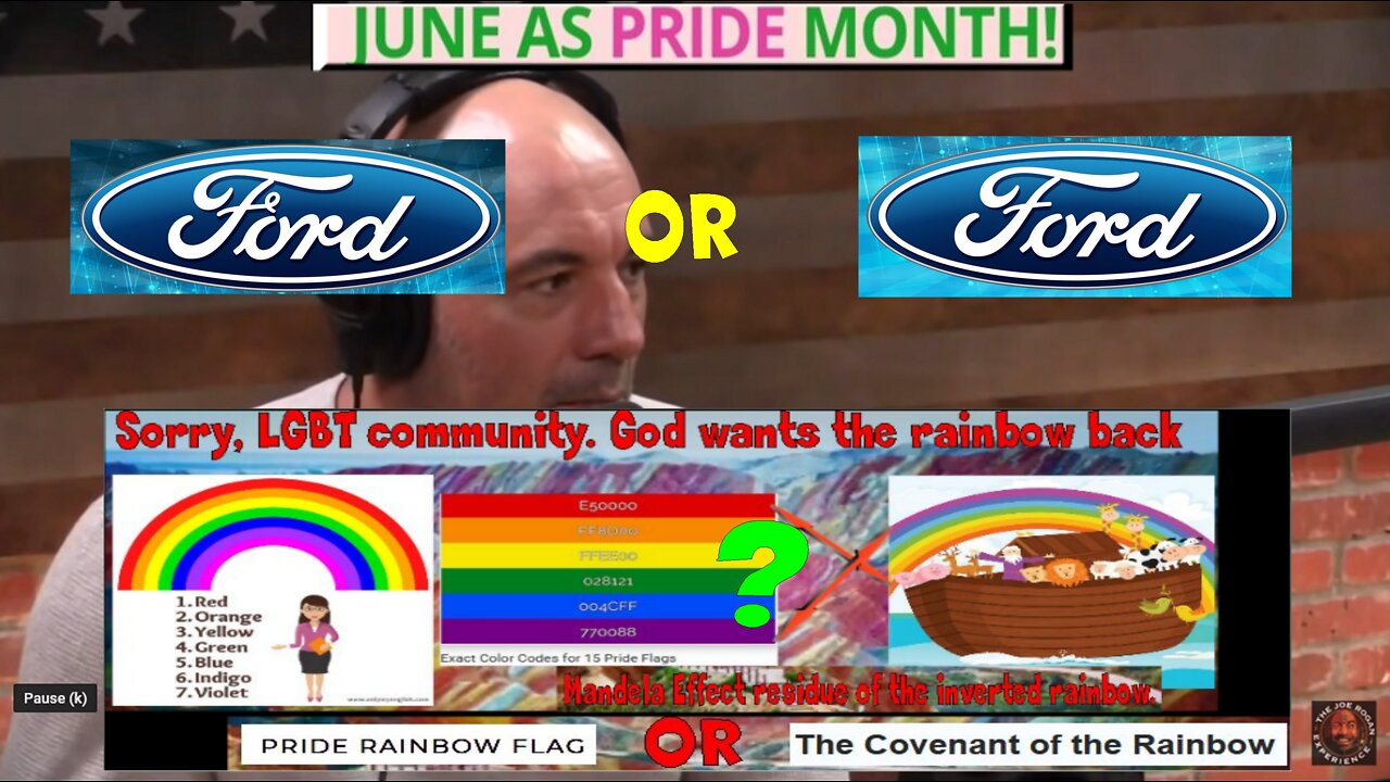 Joe Rogan Reacts to the Ford Logo Mandela Effect