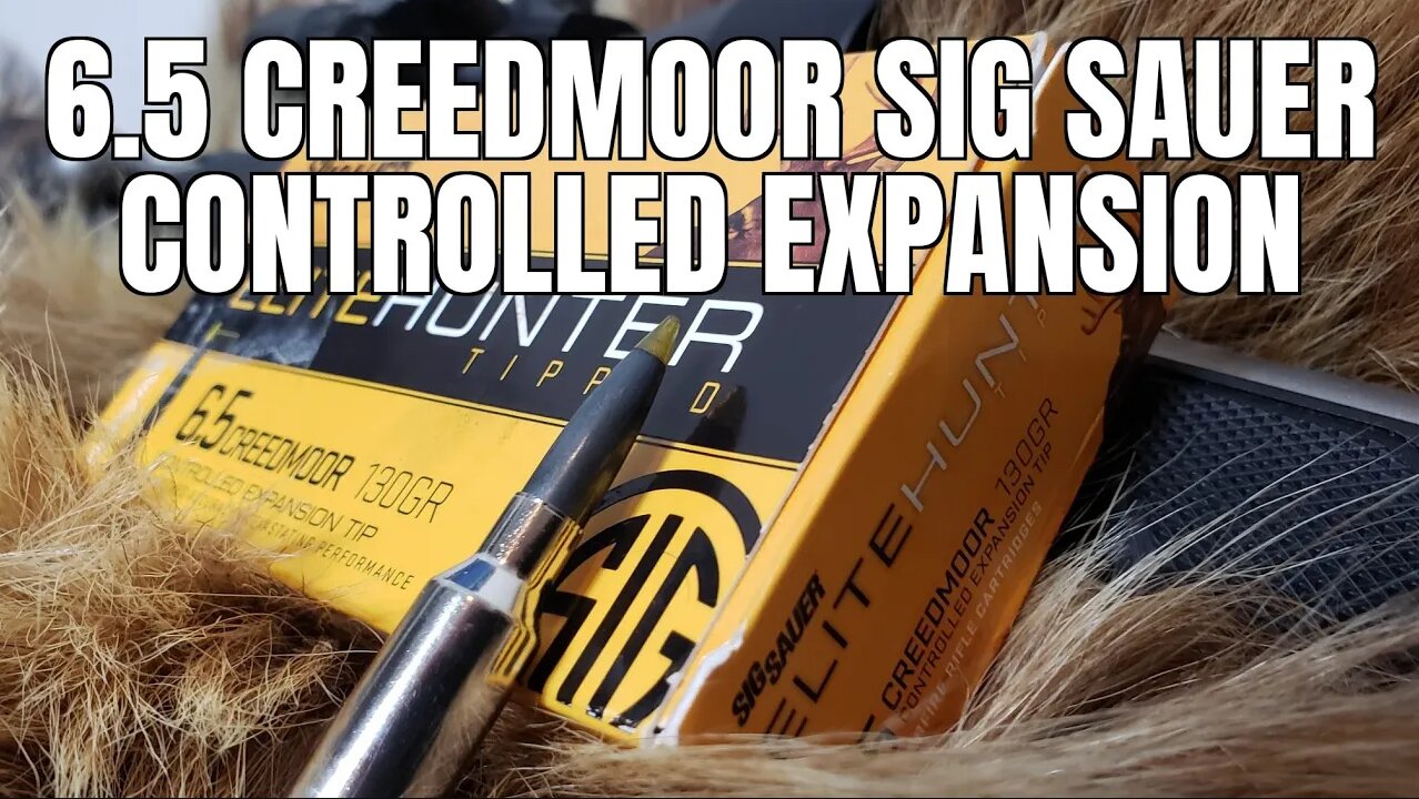 6.5 Creedmoor 130gr Sig Sauer Elite Hunting Ammunition Review