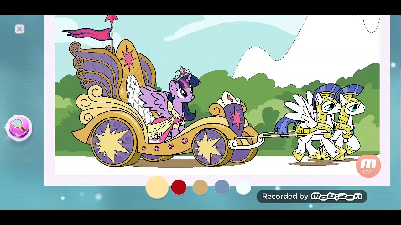 We are gonna paint Twilights chariot & more Rainbow Powered Ponies!!! / MLP:Color By Magic