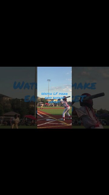 Watch 8yr old make EASY basket catch!!!! #shorts