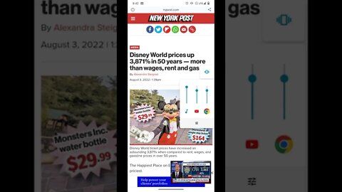 Mickey mouse is tired of your BS, prices up almost 4000%