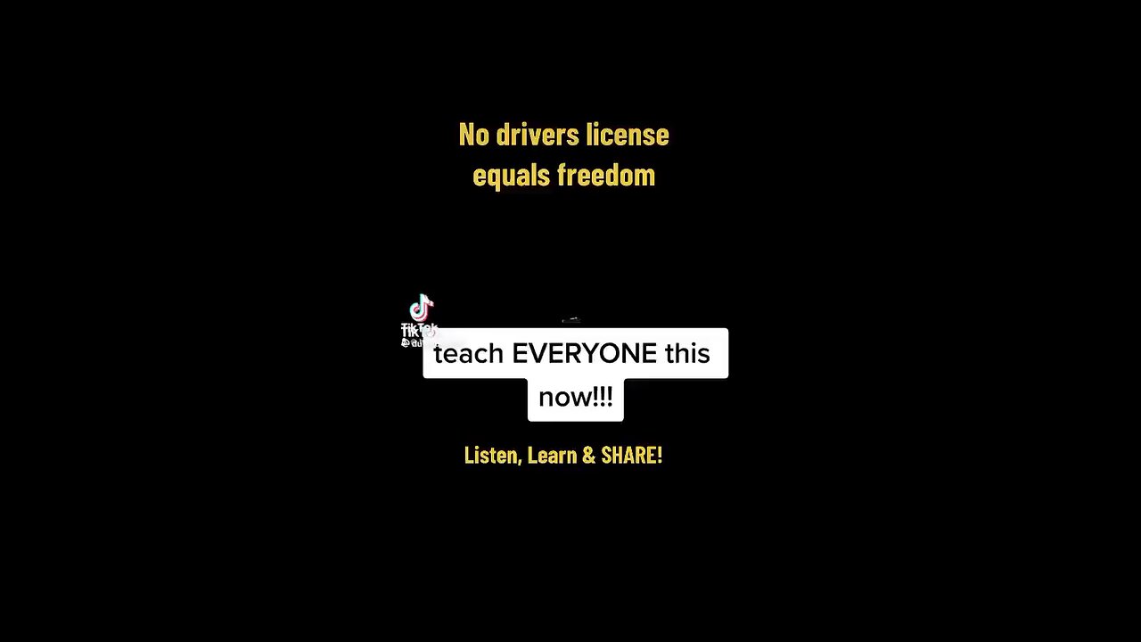 The Truth About Your Drivers License