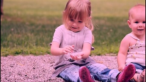 Cute kids playing، Best blessing