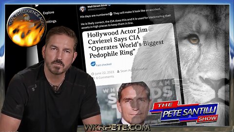 JIM CAVIEZEL WARNS THE CIA: We are Not Afraid. You Should Fear GOD!