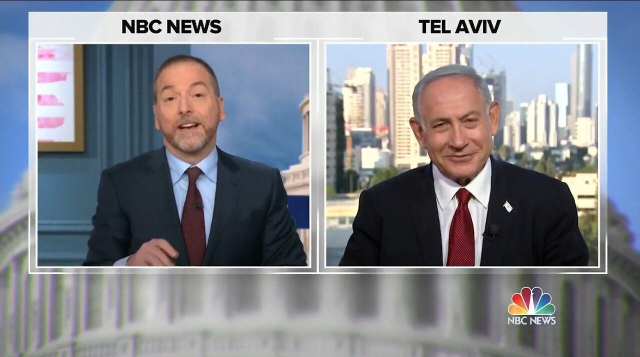 Netanyahu Calls Out Chuck Todd For Baiting Questions About Trump 2024