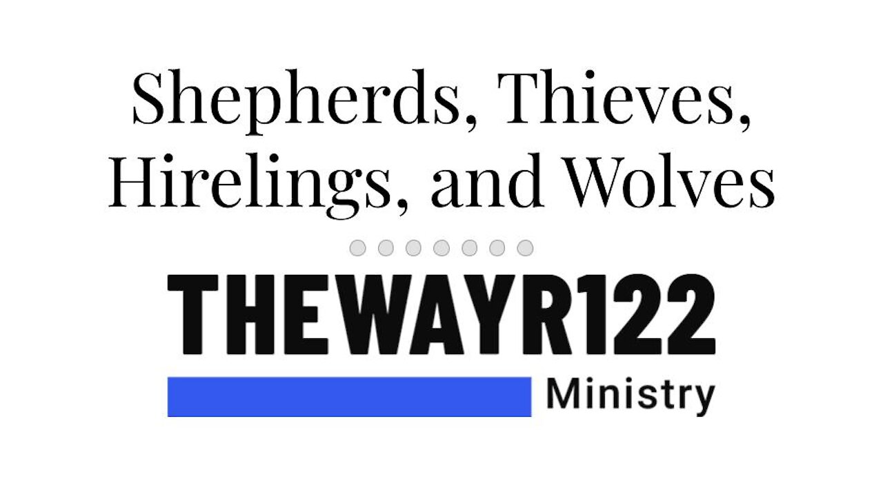 Shepherds, Thieves, Hirelings, and Wolves