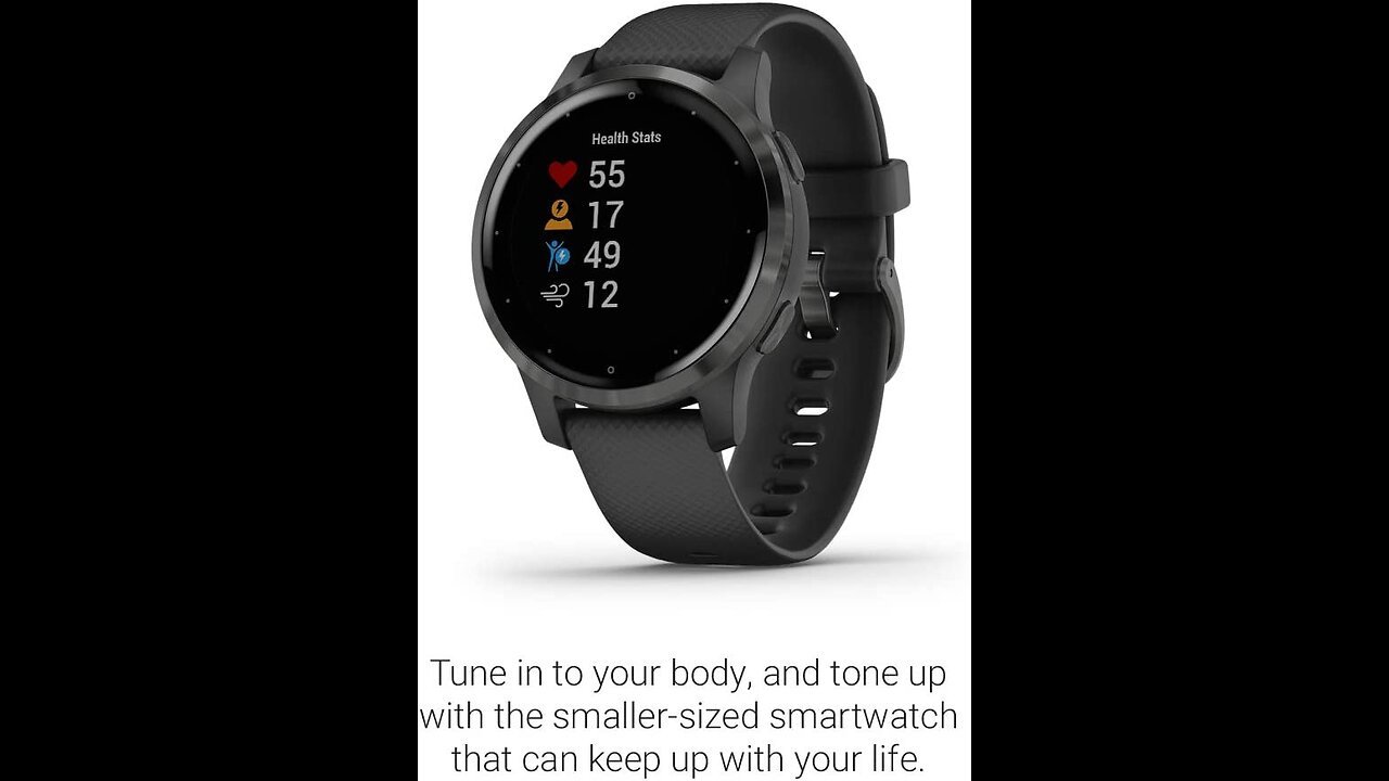 Garmin Vivoactive 4, GPS Smartwatch, Features Music, Body Energy Monitoring, Animated Workouts,...