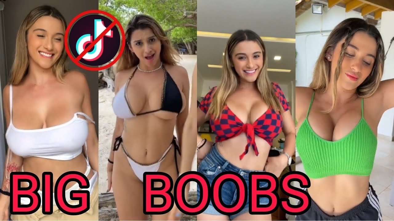 Big Boobs🥵🏀tiktok simple dimple challenge🍑