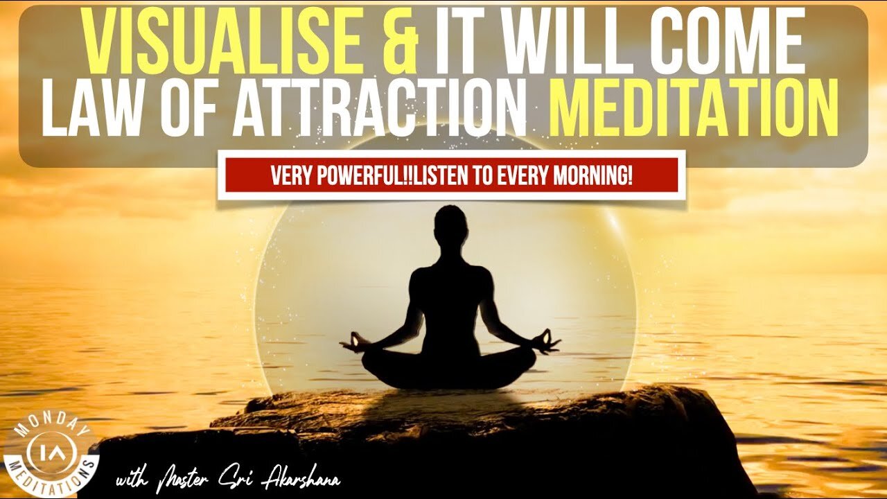 VISUALISE AND IT WILL COME | 11 MINUTE LOA MEDITATION VERY POWERFUL!!