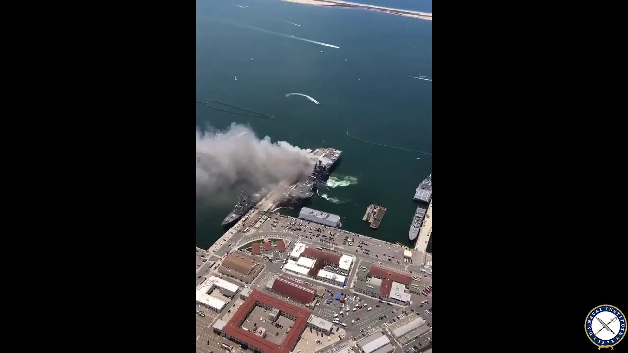 USS Bonhomme Richard Fire