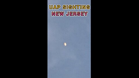 UAP SIGHTING NEW JERSEY 18 DECEMBER 2024