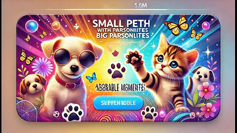 Small Pets with Big Personalities – Adorable Moments!"