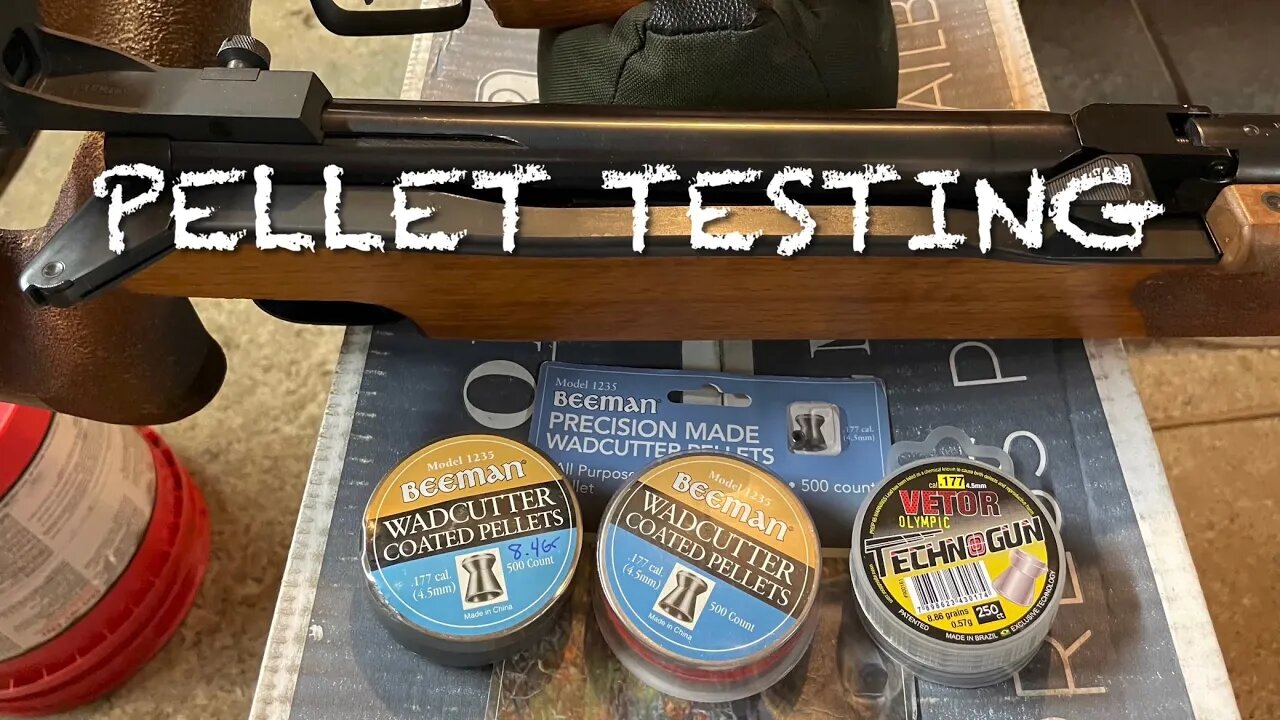 New pellet testing Beeman and Vetor wadcutters with the Walther LGR and Gamo 126 super match