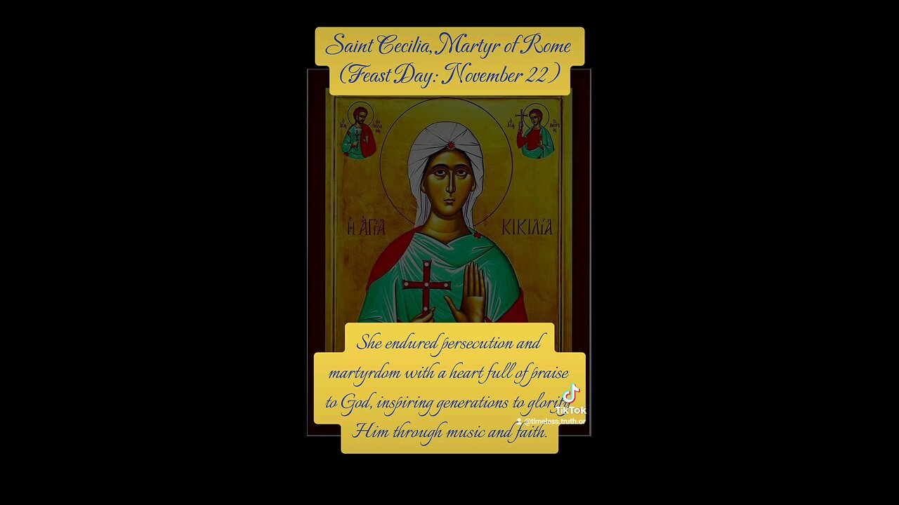 Saint Cecilia – The Song of Faith and Martyrdom