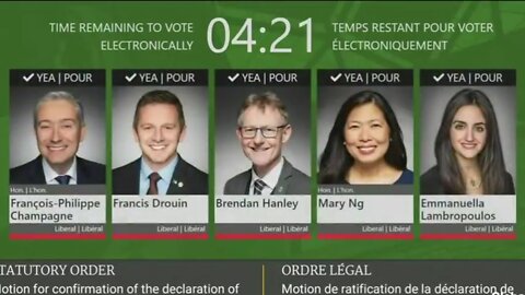 CANADA PARLIAMENT VOTES TO APPROVE USE OF EMERGENCIES ACT