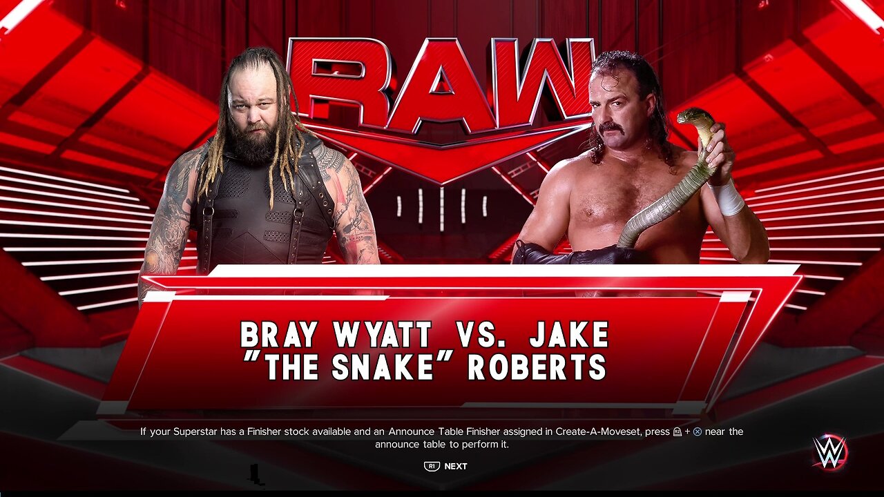 WWE 2k23 Bray Wyatt vs Jake Roberts