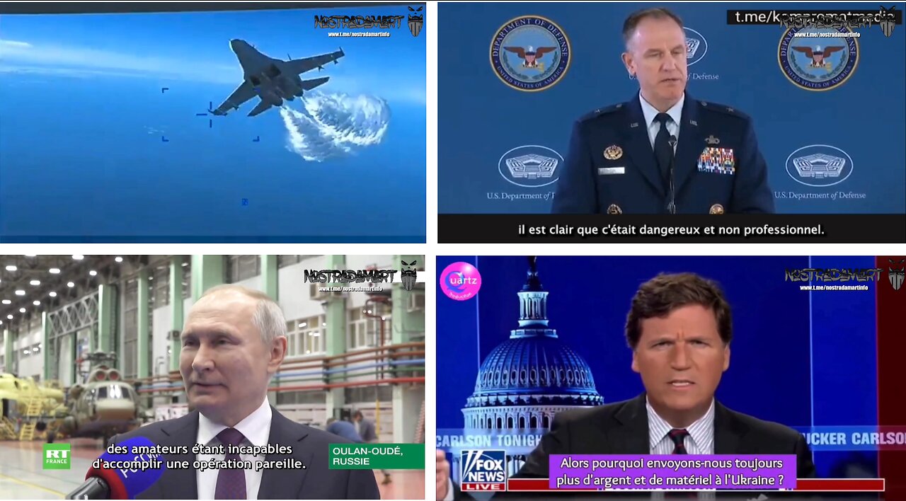 Ukraine, Drone américain abattu par les Russes et Enquête NordStream (Extrait NostradaNews 110)