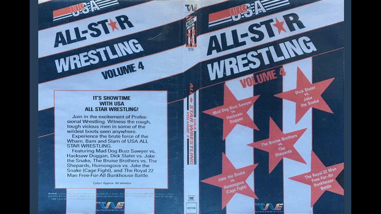 USA - All Star Wrestling Volume 4 - Wrestling Spectacular