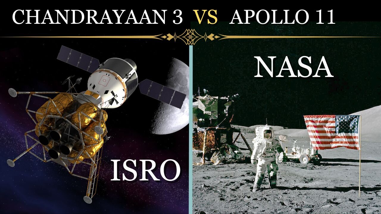 Chandrayaan 3 VS Apollo 11 I Moon Missions Compared I Short Film