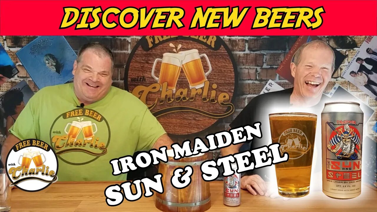 Another hit by Iron Maiden! Sun And Steel Lager brewed by Robinson Brewery. | Beer Review